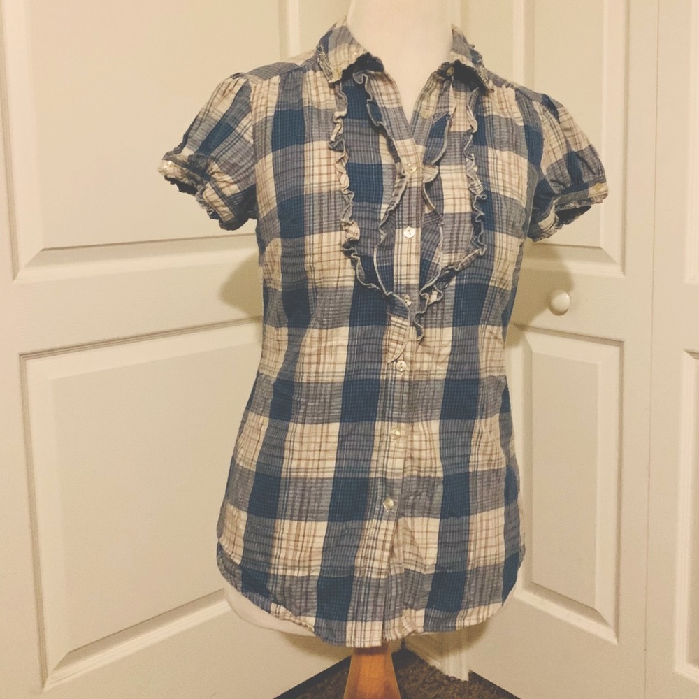 Kimchi Blue flannel shirt meets country princess!